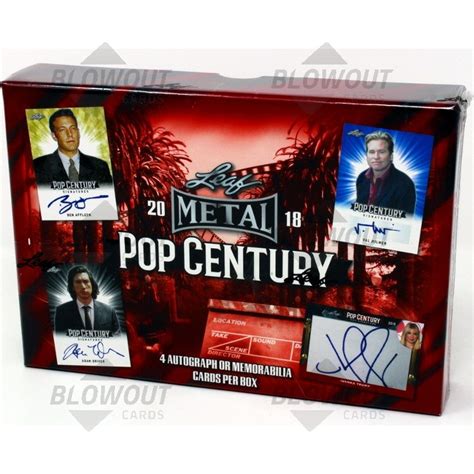 2018 leaf metal pop century proof box|2018 Leaf Pop Century Metal Trading Cards .